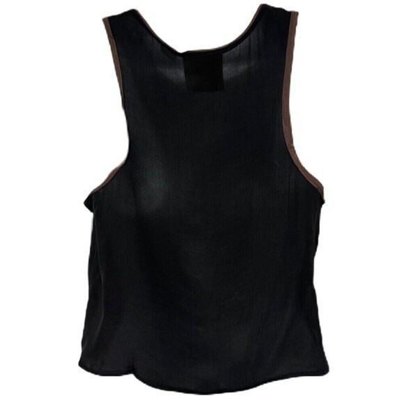 Maeve By Anthropologie Women's Black Top Size 0P 100% Silk - Picture 3 of 14